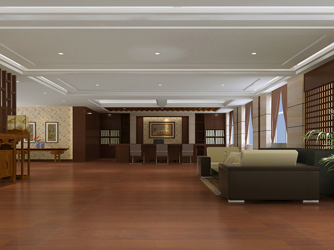 New Chinese style administrative office decoration style
