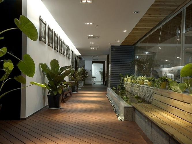 Original ecological office decoration style
